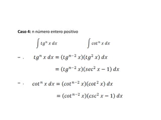 Caso 4: n número entero positivo




– .




– .
 