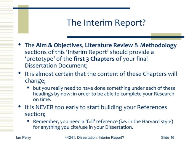 interim-report-requirements