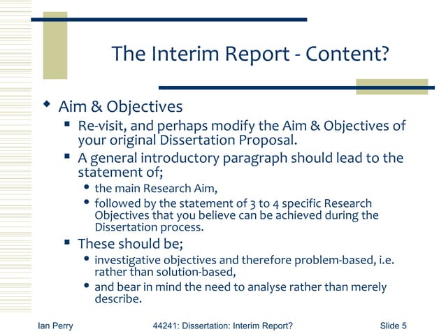 interim-report-requirements