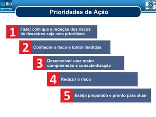 Prioridades de Ação
 