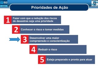 Prioridades de Ação
 