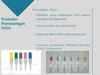 Pelatihan IV Manajemen untuk perawat di rumah sakit | PPTX