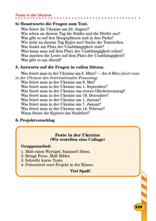 Am 8 März feiert man
in der Ukraine den Internationalen Frauentag.

Feste in der Ukraine
 