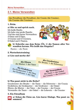 2.1. Meine Verwandten
-

Meine Verwandten
 