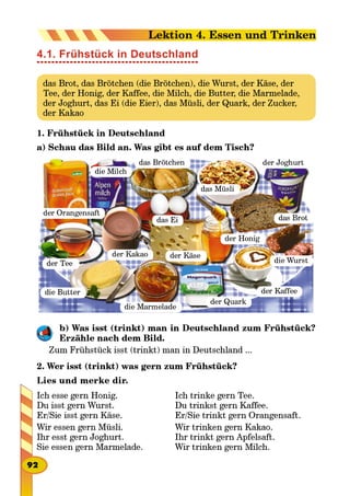 4.1. Frühstück in Deutschland

 