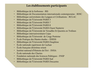 6jpros - Réactivation du PEB en Île-de-France, un service dédié aux chercheurs, par Jean-Louis Baraggioli et Pascale Issar...