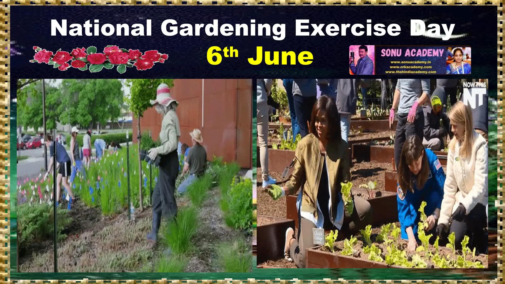 National Gardening Exercise Day
6th
June
 