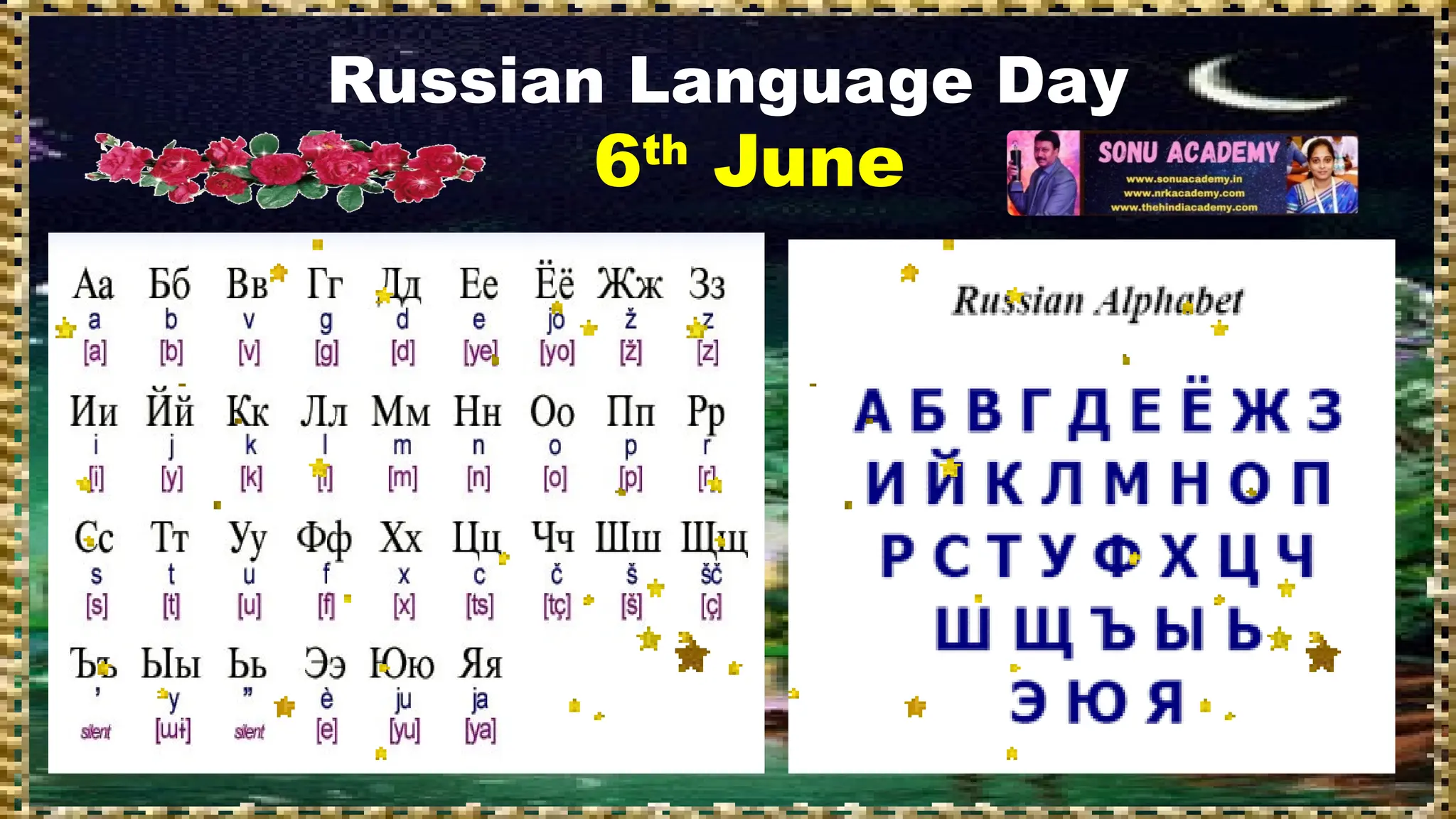 Russian Language Day
6th
June
 