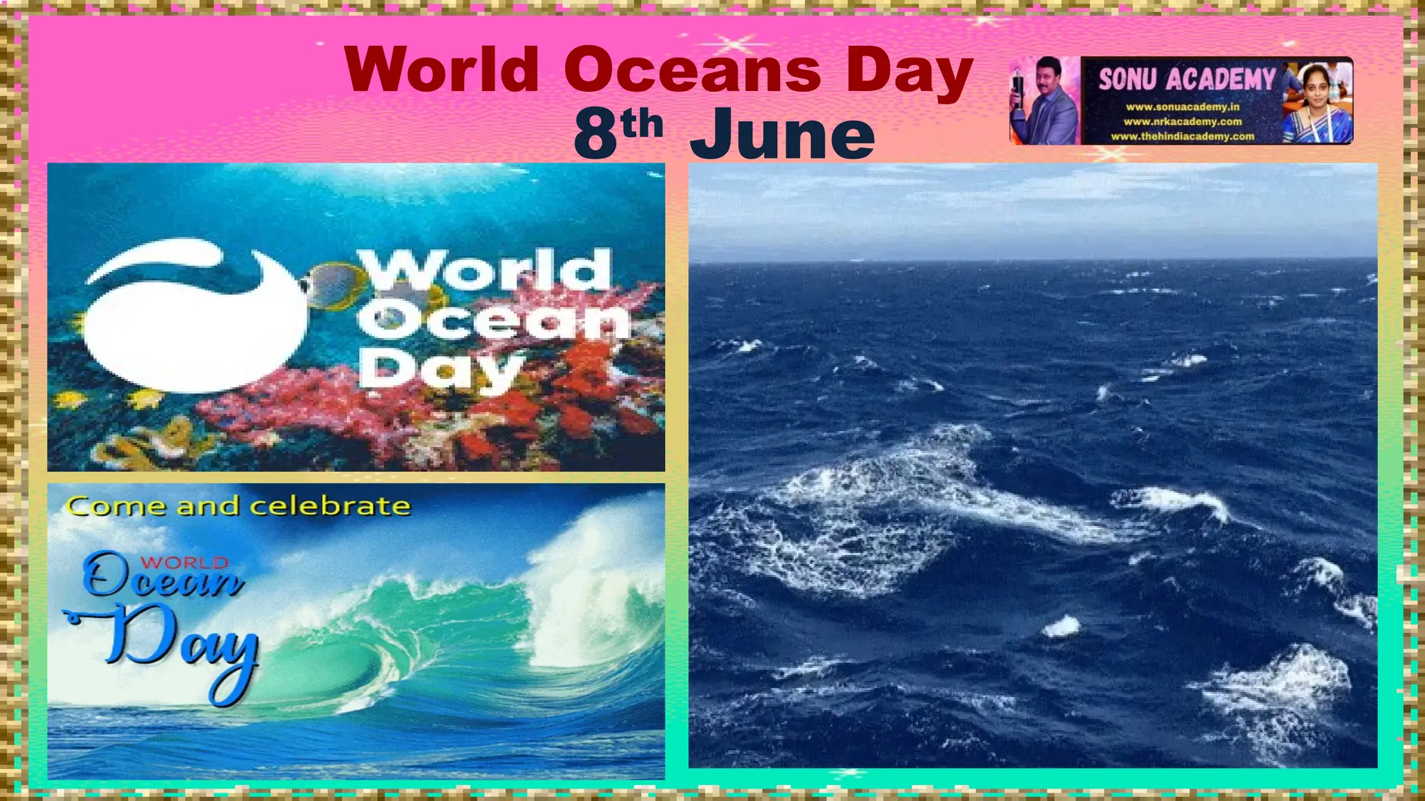 World Oceans Day
8th
June
 