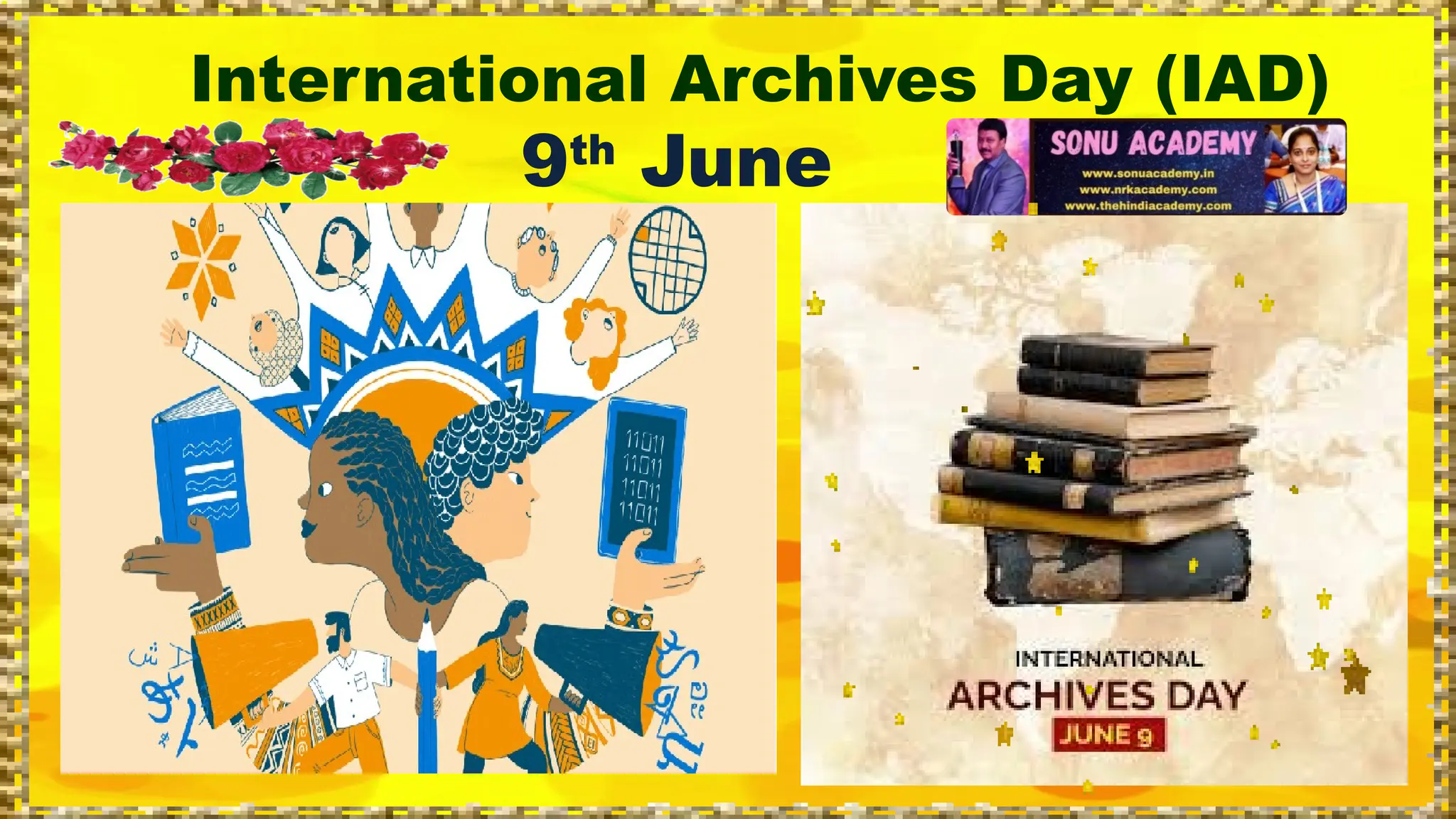 International Archives Day (IAD)
9th
June
 