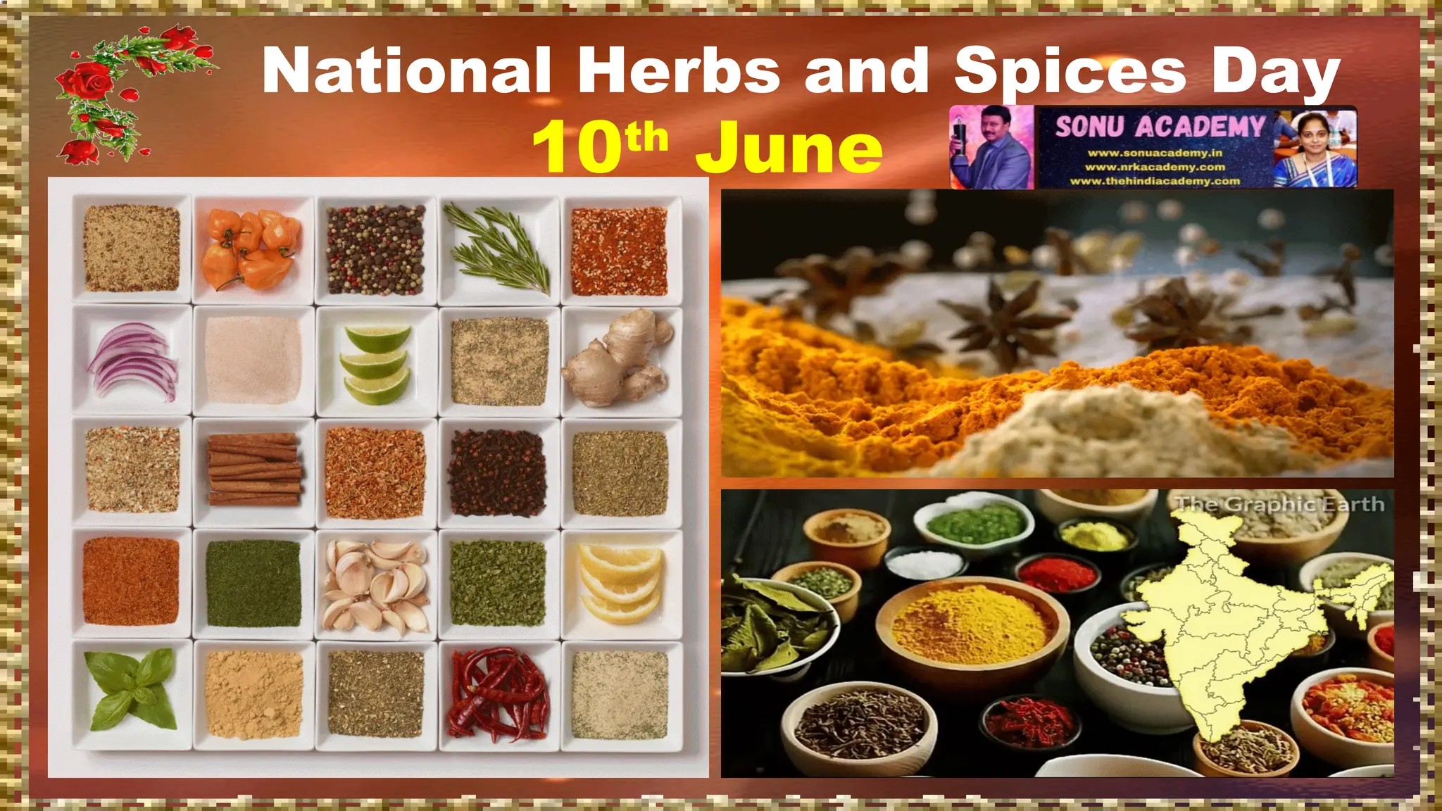 National Herbs and Spices Day
10th
June
 