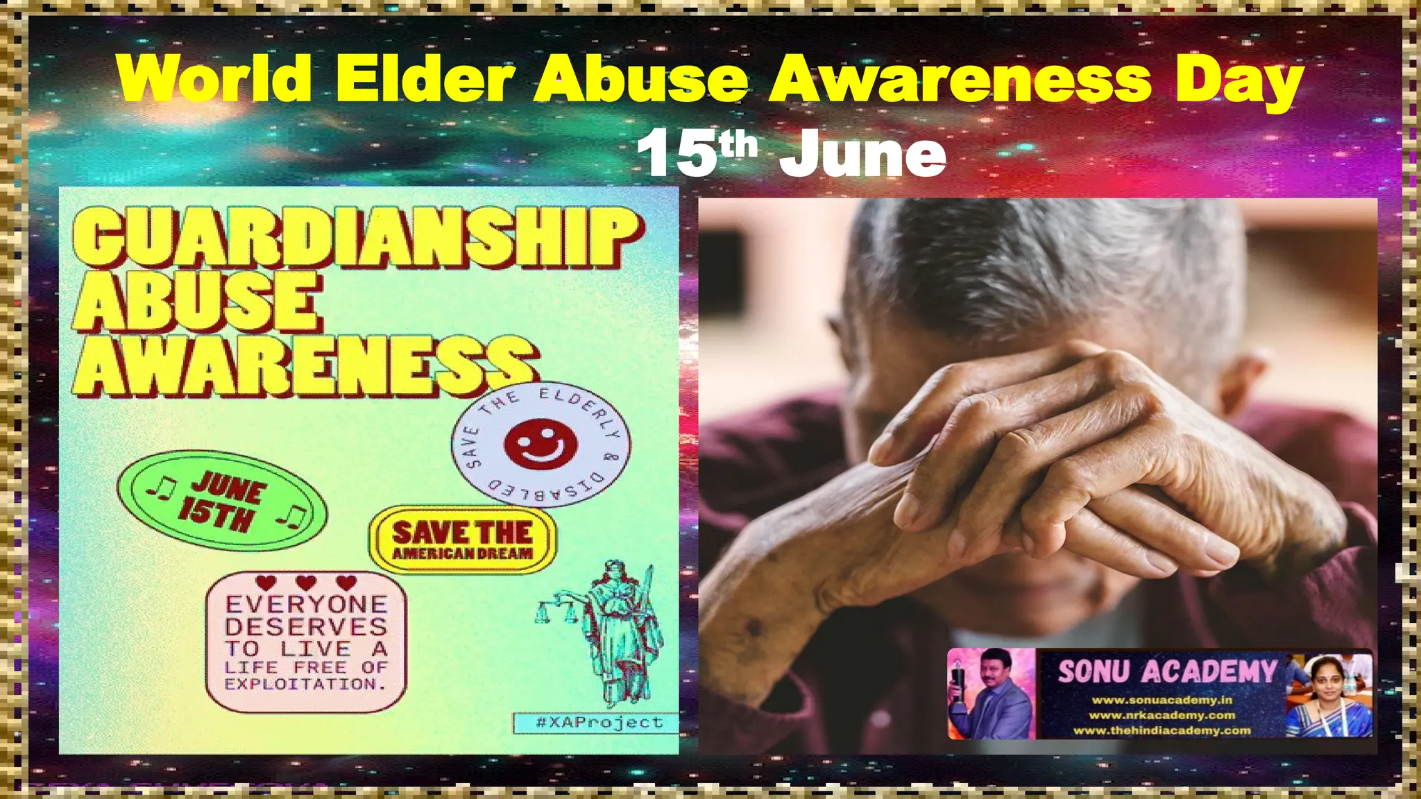 World Elder Abuse Awareness Day
15th
June
 