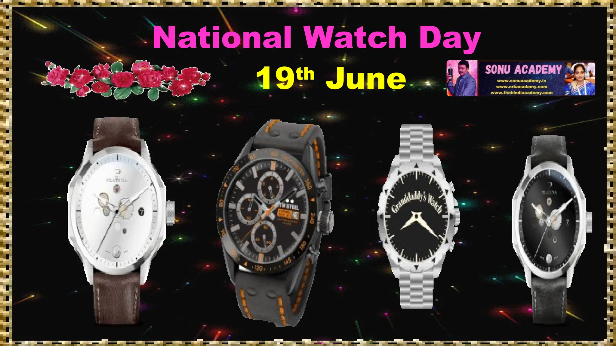 National Watch Day
19th
June
 