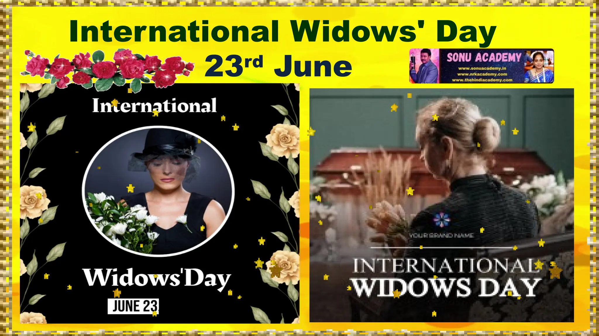 International Widows' Day
23rd
June
 