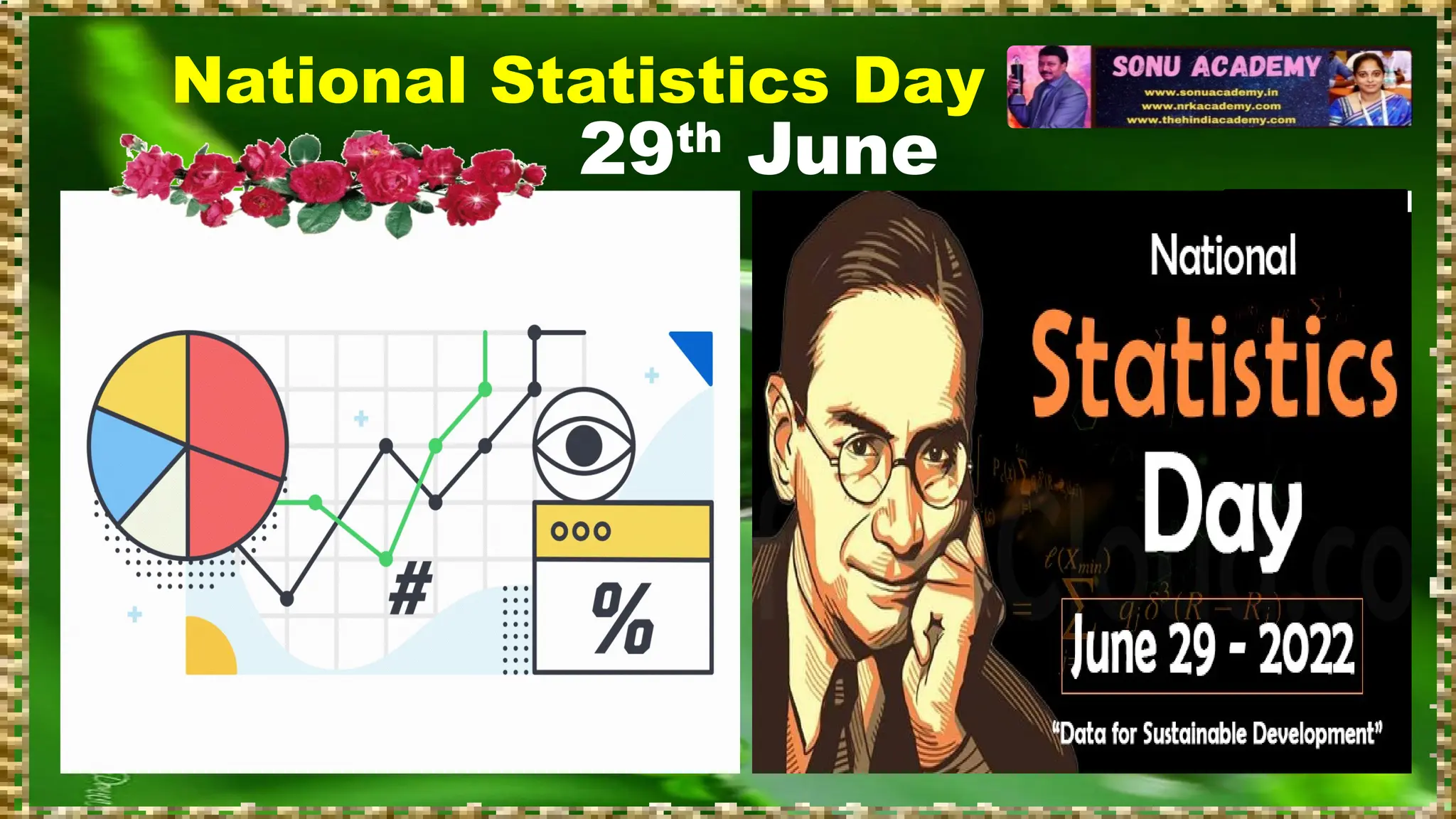 National Statistics Day
29th
June
 
