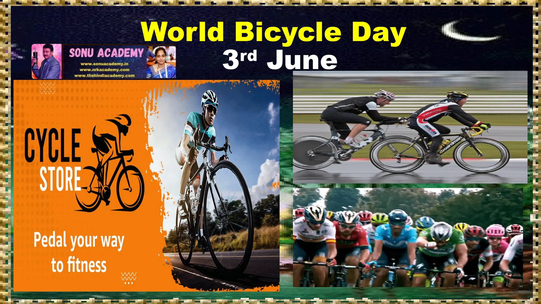 World Bicycle Day
3rd
June
 