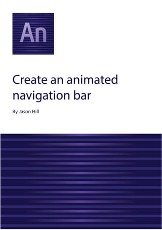 Create an Animated Navigation Bar - Edge Animate Tutorial
