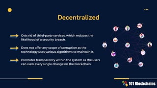 6 Key Blockchain Features You Need to Know Now | PDF