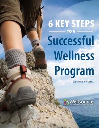 6 Key Steps
TO A
Successful
Wellness
Program
by Don Hall, DrPH, CHES
 