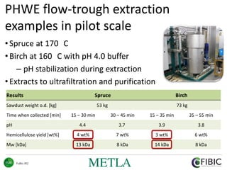 Hot water extraction of wood | PDF