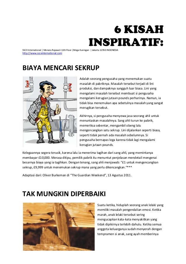 6 kisah inspiratif