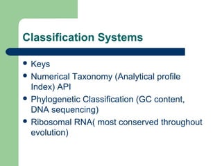 [Micro] classification of prokaryotes | PPT