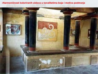 -Harmoničnost koloriranih zidova u tonalitetima boja i motiva podmorja 