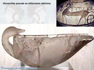 -Keramičke posude sa stiliziranim oblicima 