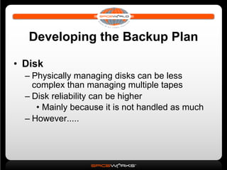 Disaster Recovery & Data Backup Strategies | PPT