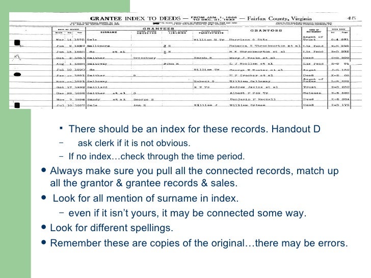 6 land & probate records