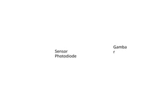 Gamba
r
Sensor
Photodiode
 