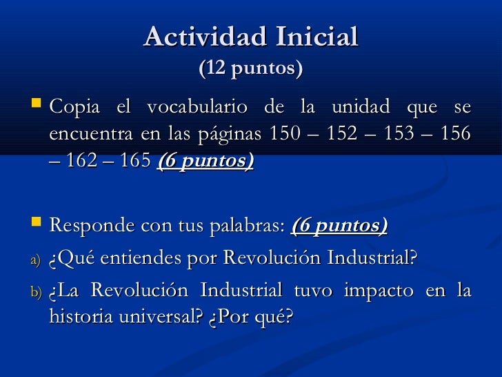 La Revolución Industrial