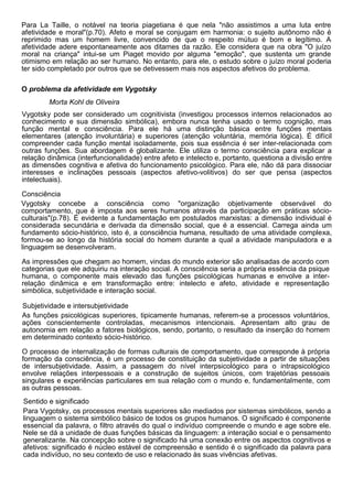 yves de la taille piaget vygotsky wallon