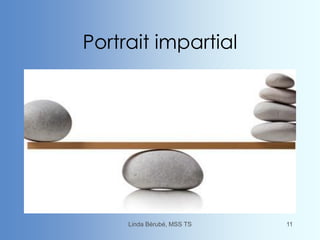 Portrait impartial
Linda Bérubé, MSS TS 11
 