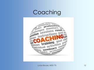 Coaching
Linda Bérubé, MSS TS 12
 
