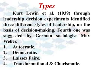 6 leadership types i | PPTX