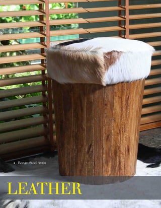 • Bongo Stool 30526 
LEATHER 
 