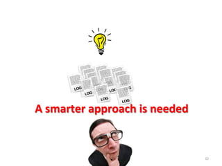 A	
  smarter	
  approach	
  is	
  needed	
  
12	
  
 