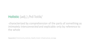 From Grey to Green | 2014 Fall Studio