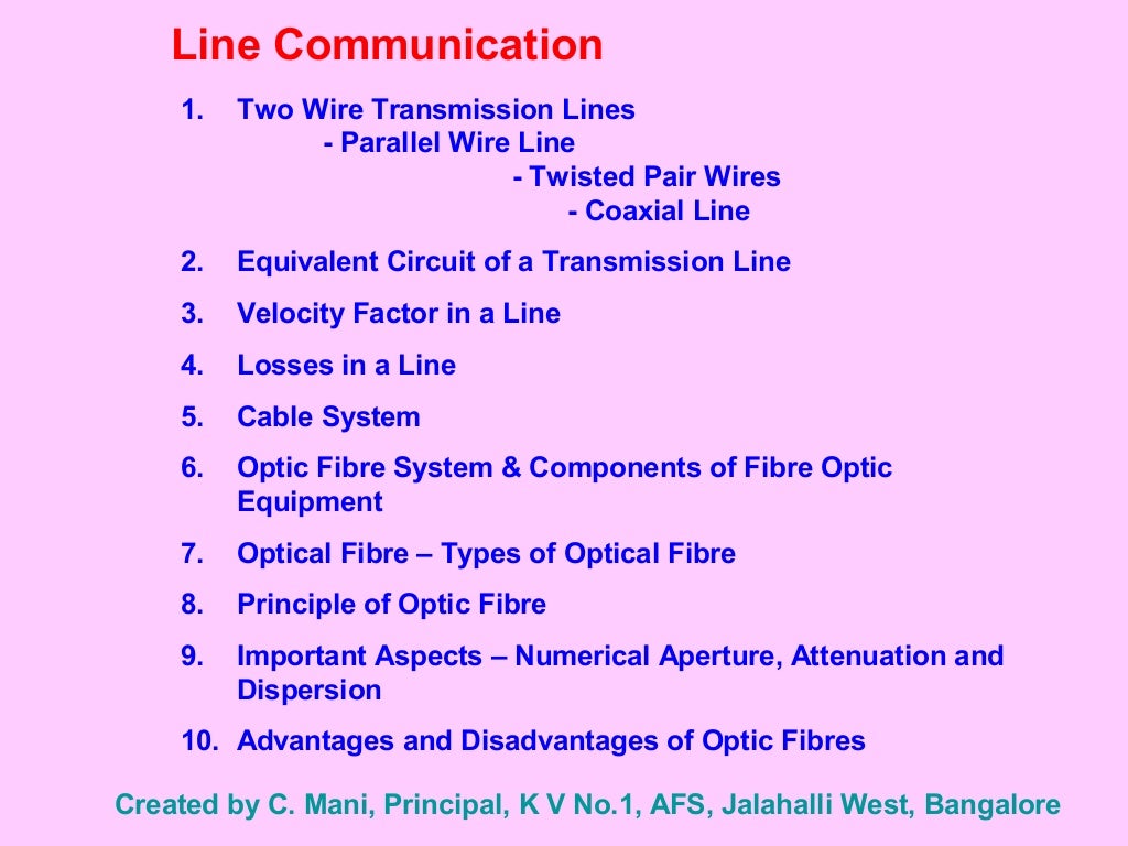 Communication Line Communication Class 12 Part 6