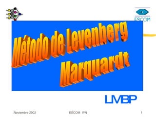 LMBP Método de Levenberg  Marquardt 