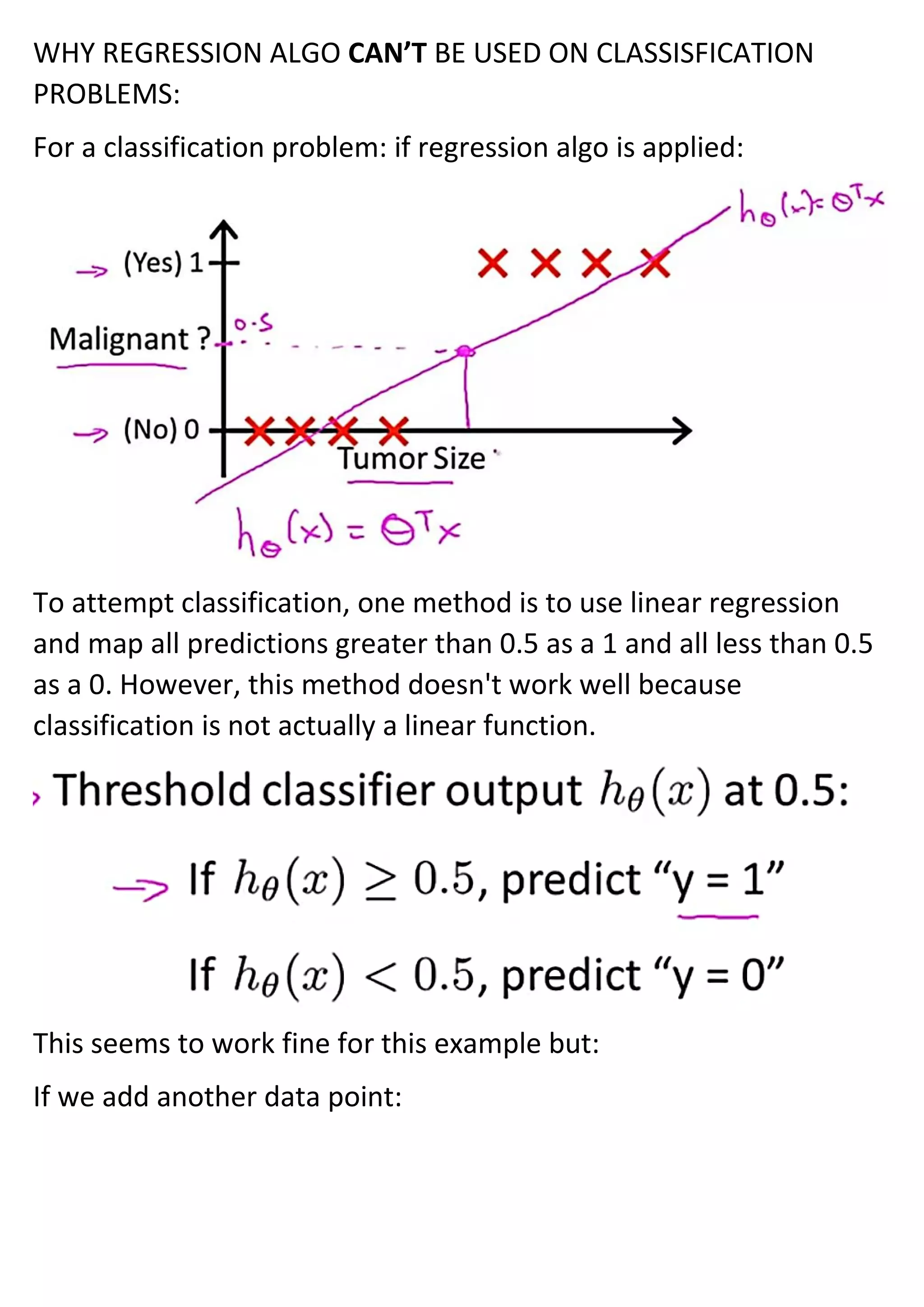 6 logistic regression classification algo | PDF | Technology & Computing