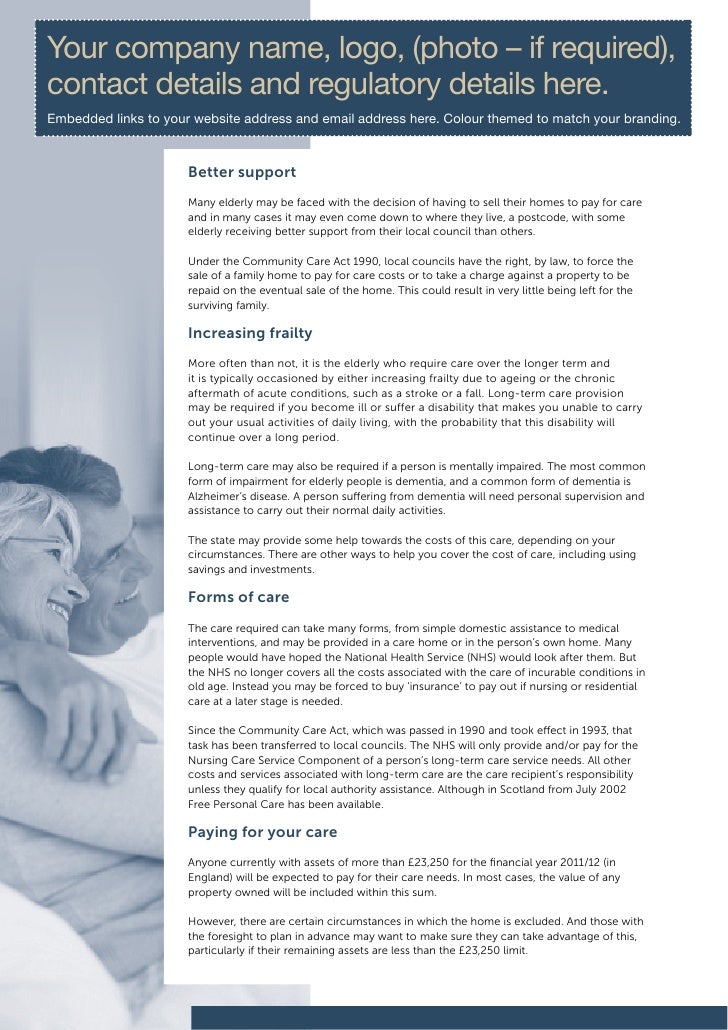 Paying Care Home Fees England