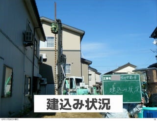 建込み状況
12年11月29日木曜日           12
 
