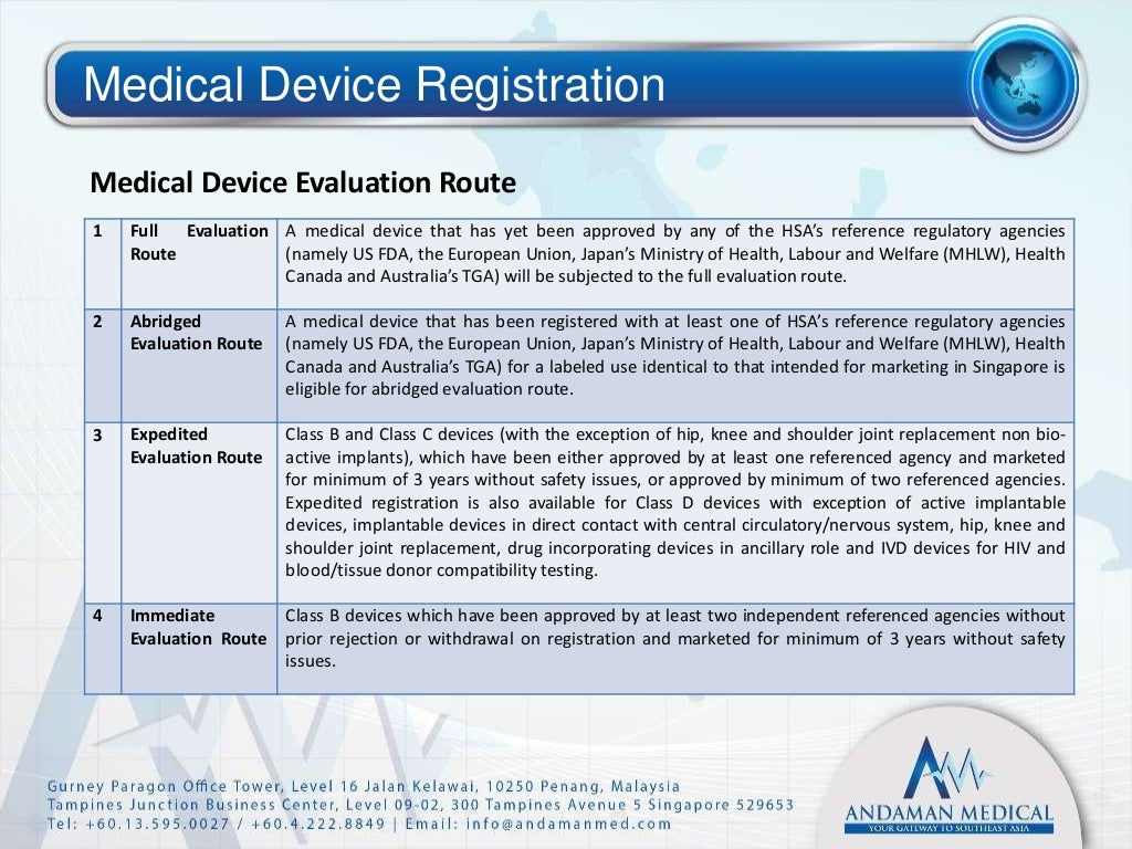 6 medical device registration in singapore