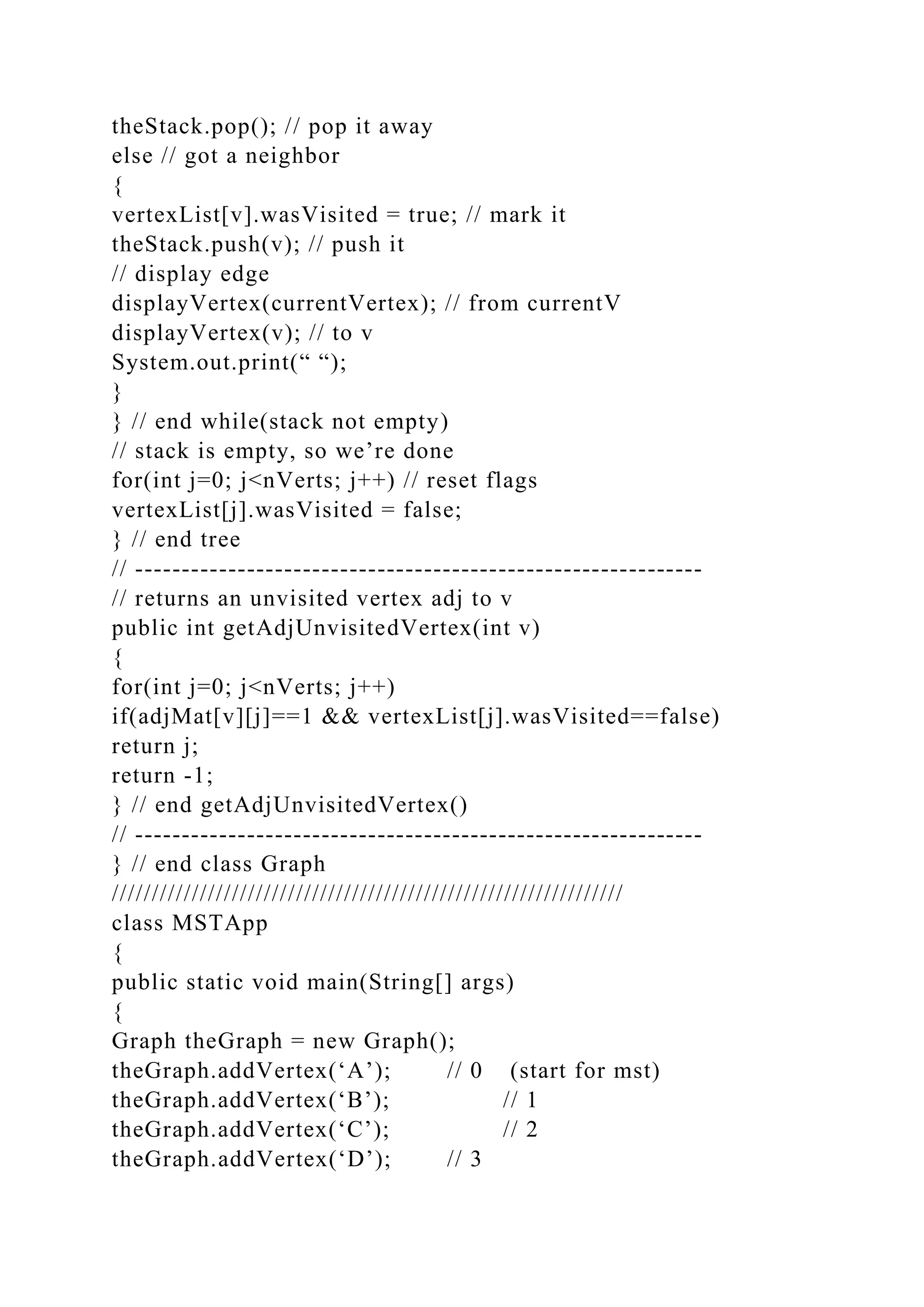 6Modify the bfs.java program (Listing A) to find the minimu.docx