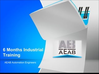 6 Months Industrial
Training
AEAB Automation Engineers
 