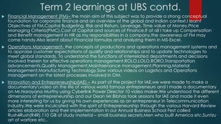 Ubs Learning 6 months of learning at ubs | PPTX