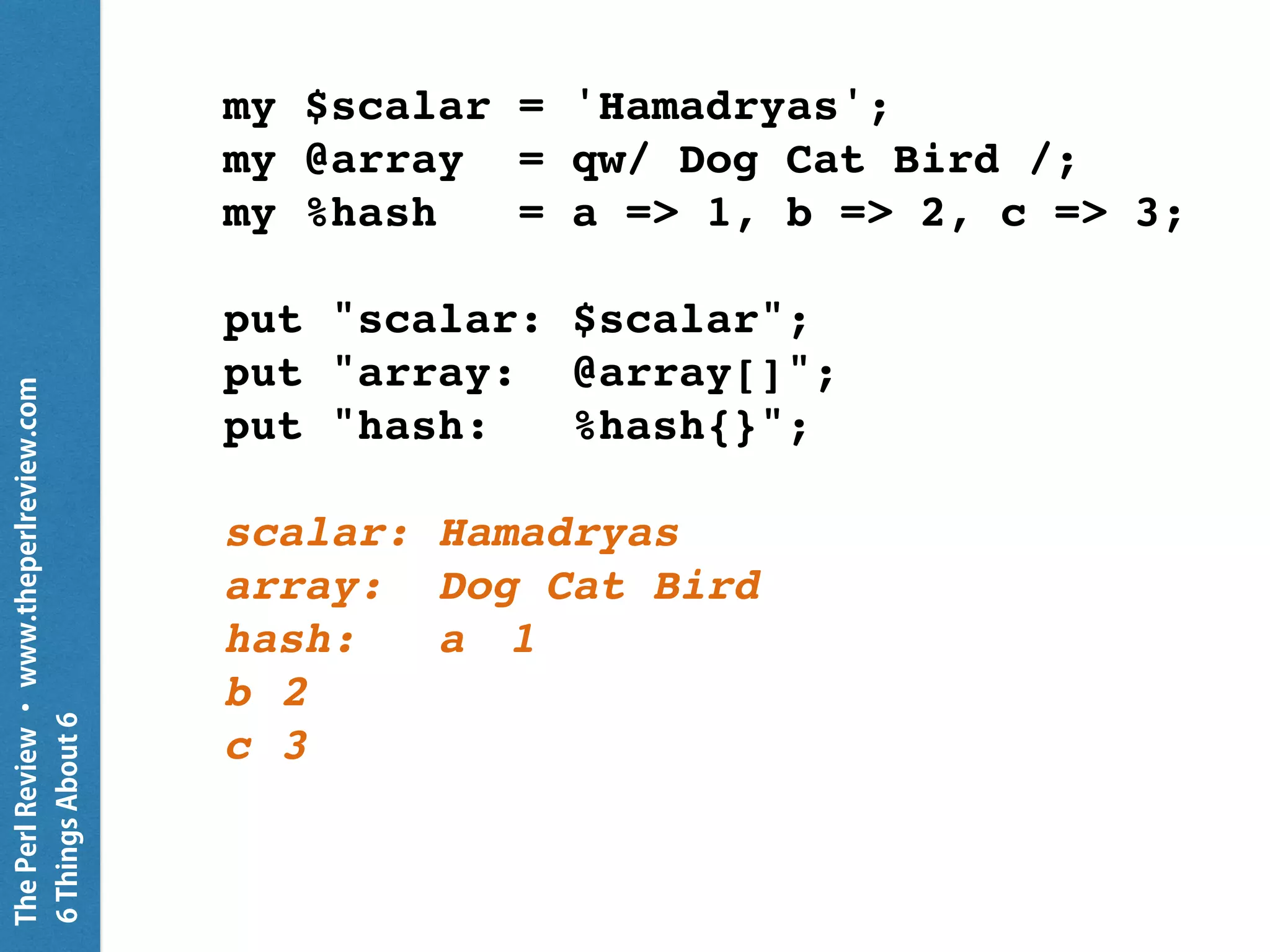 ThePerlReview•www.theperlreview.com
6MoreThingsAbout6
Soft Failures
 
