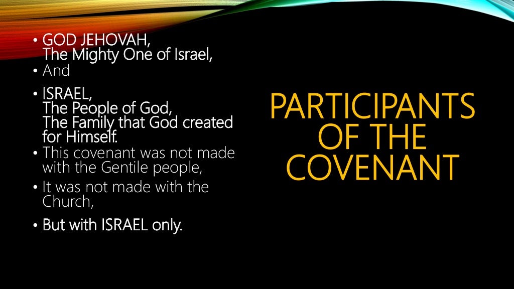 6 The Mosaic Covenant